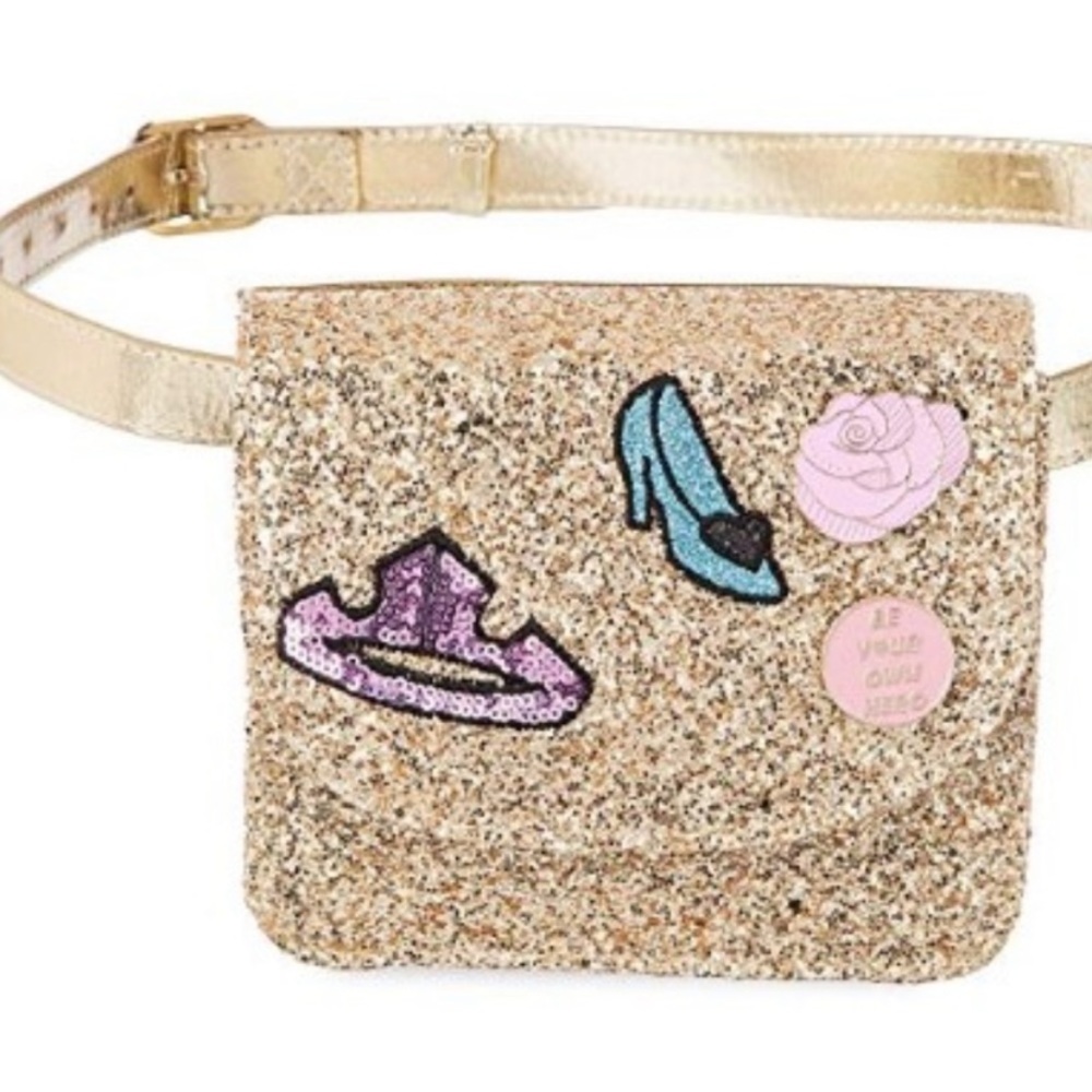 Disney Cinderella Purse Gold Belt Bag - Picture 1 of 9